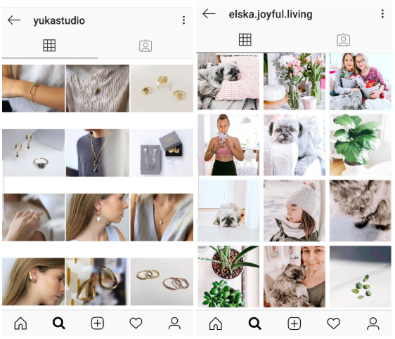 feed instagram layout