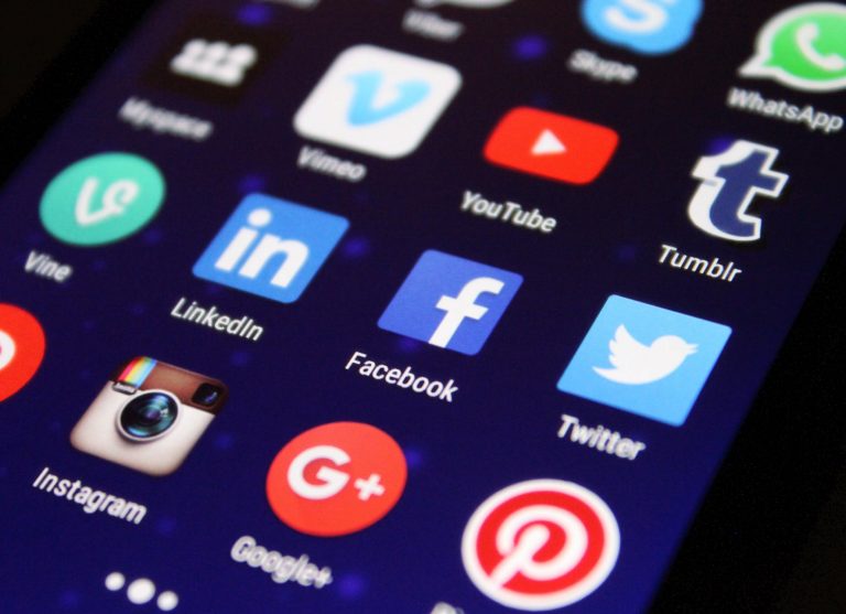 Social Media Updates on Pinterest Facebook and Instagram