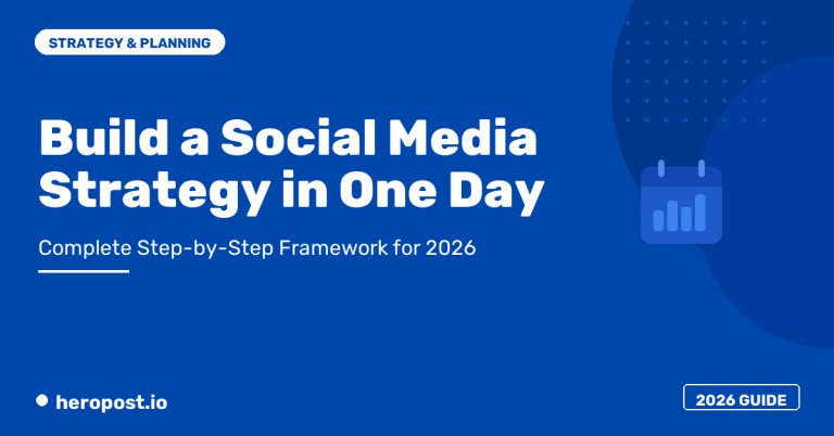 How to Build a Social Media Content Strategy in One Day