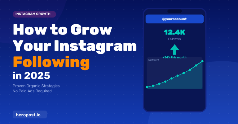 How to Grow Your Instagram Following in 2026 (Organic Strategies That Work)