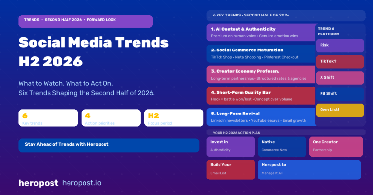 Social Media Trends to Watch in the Second Half of 2026