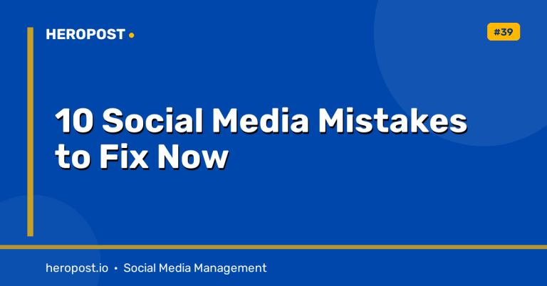 Social Media Mistakes That Are Killing Your Engagement (And How to Fix Them)