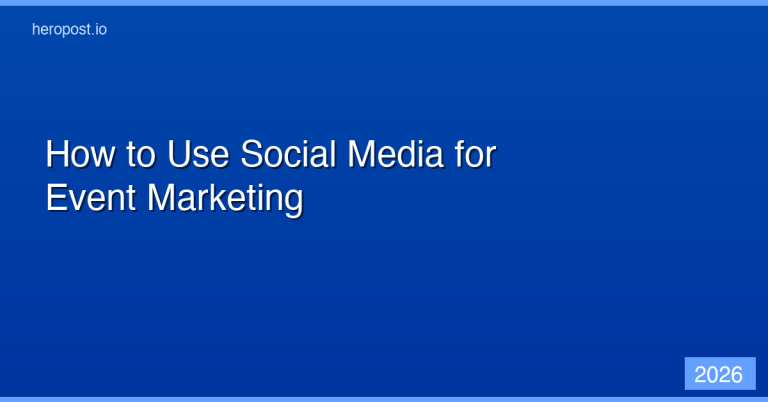 How to Use Social Media for Event Marketing: A Complete Guide for 2026