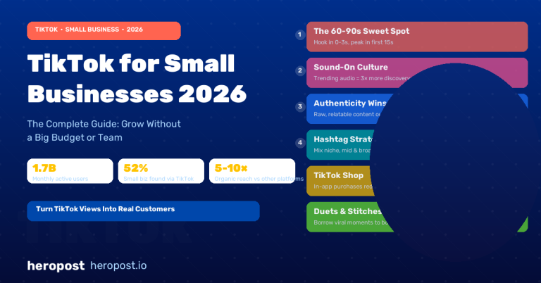 TikTok for Small Businesses: The Complete 2026 Guide