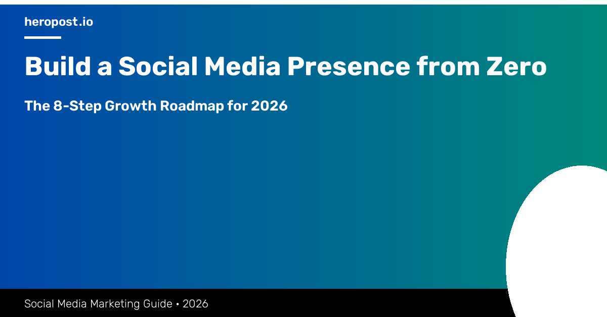 How to Build a Social Media Presence from Zero in 2026