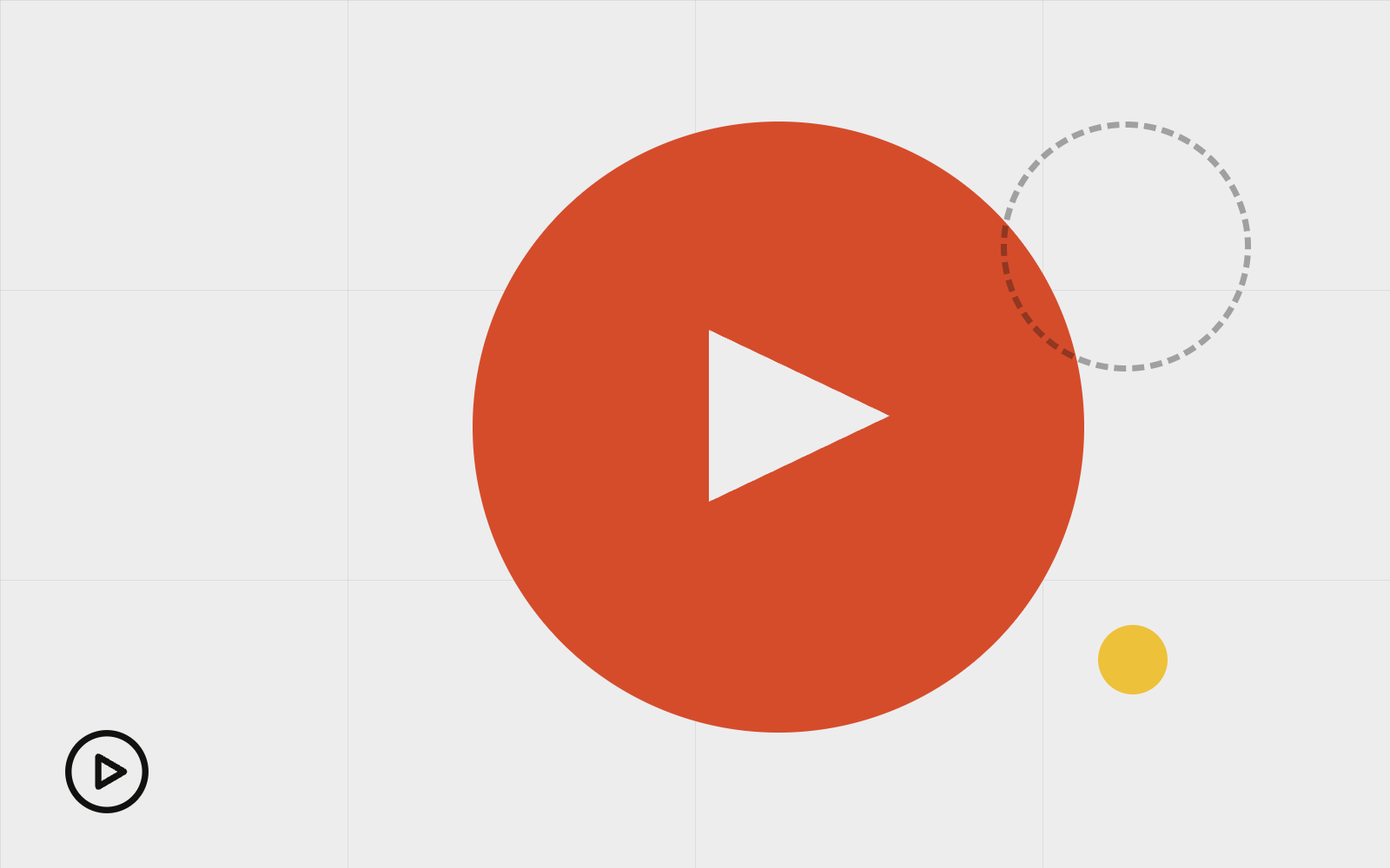 Abstract play button